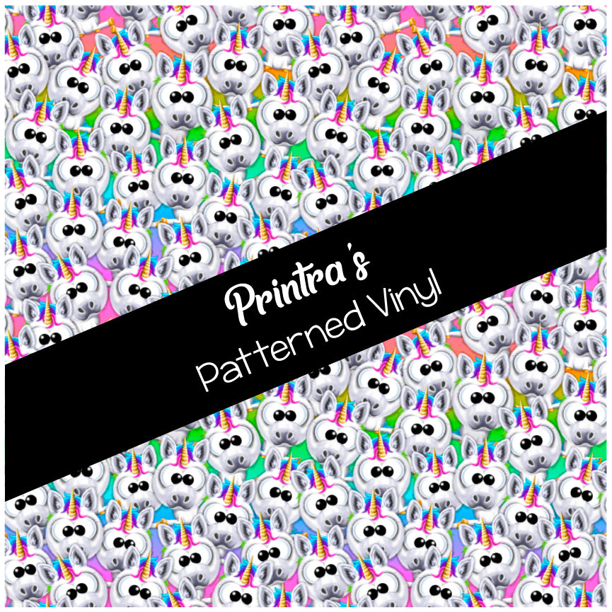 Unicorn Cuties Patterned Vinyl