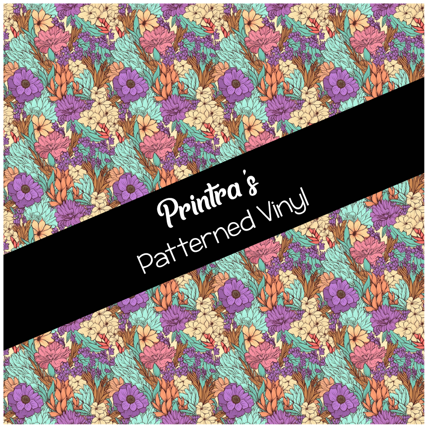 Flower Field #01 Patterned Vinyl