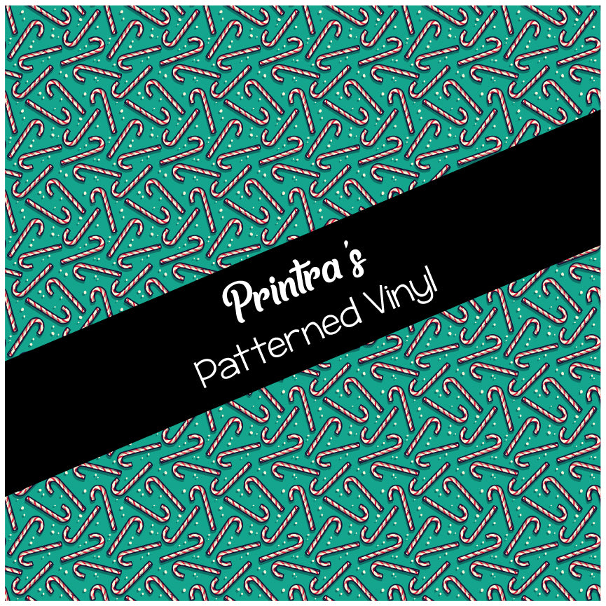 Candy Canes #01 Patterned Vinyl