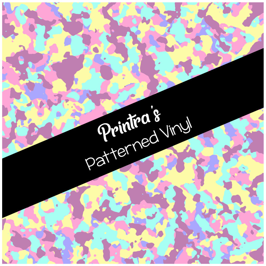 Camouflage Pastel #01 Patterned Vinyl