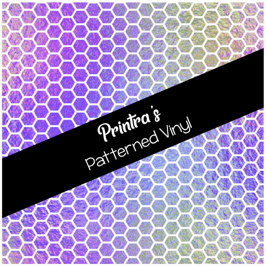 Honeycomb & Bees #01 Patterned Vinyl