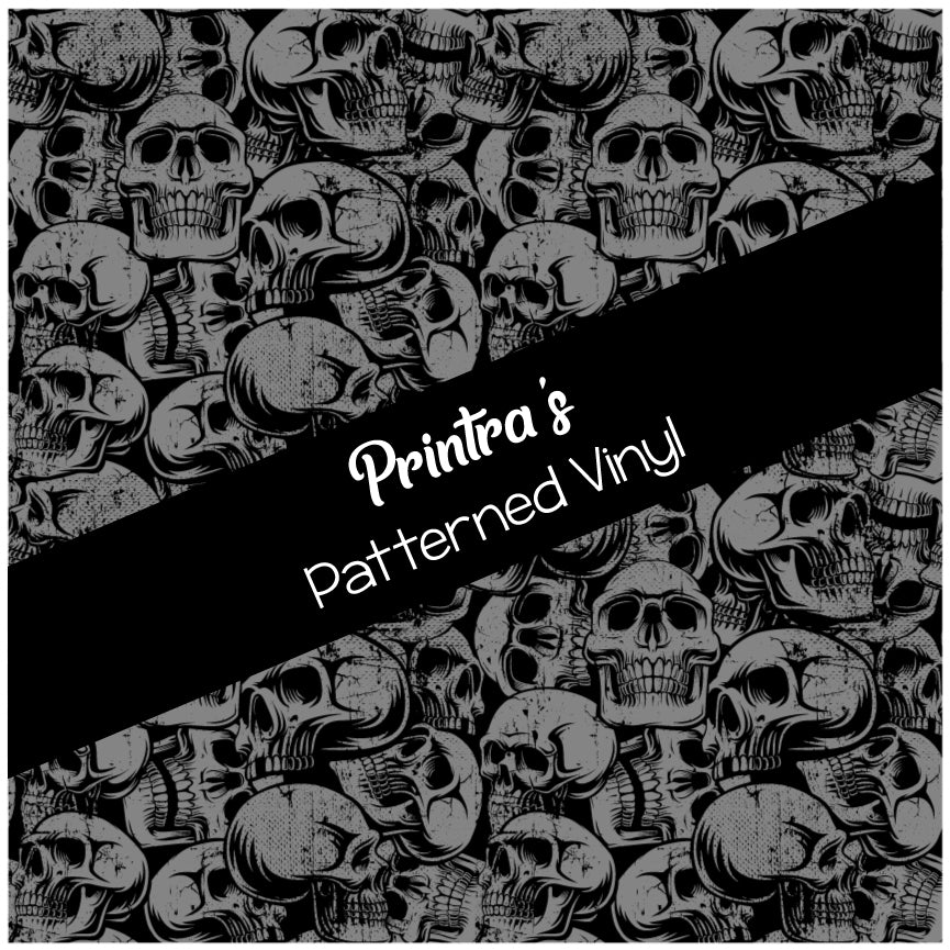 Skulls #01 Patterned Vinyl