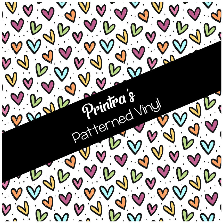 Love Hearts #01 Patterned Vinyl