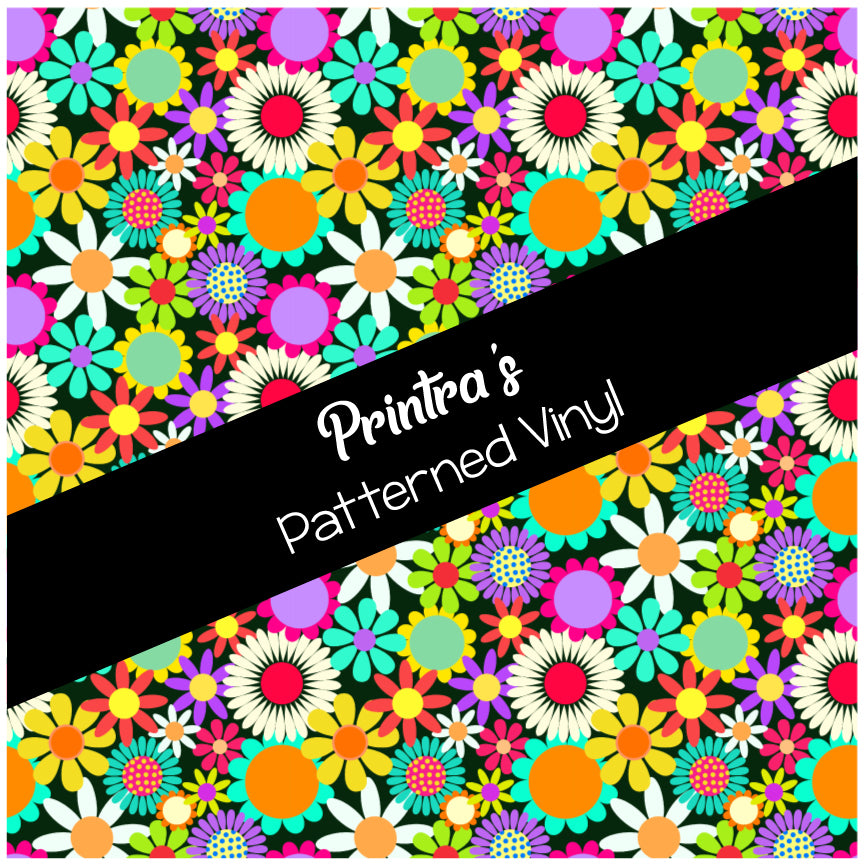Flower Power #01 Patterned Vinyl