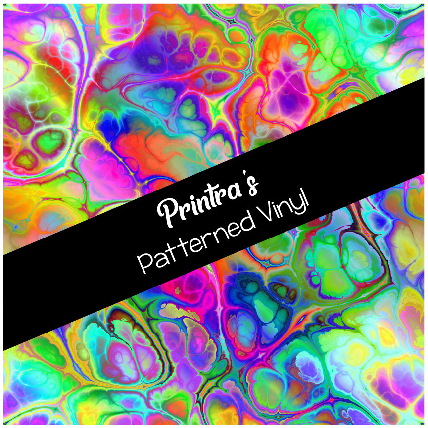 Rainbow Marble #01 Patterned Vinyl