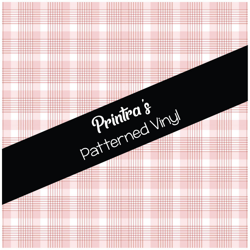 Pink Plaid #01 Patterned Vinyl