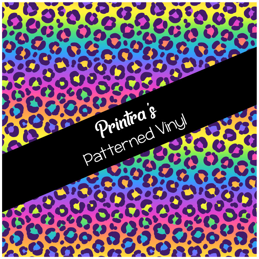 Neon Rainbow #01 Patterned Vinyl