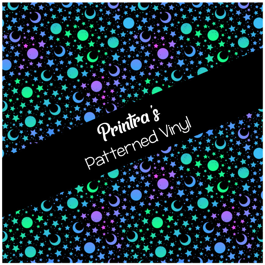 Moons & Stars #01 Patterned Vinyl