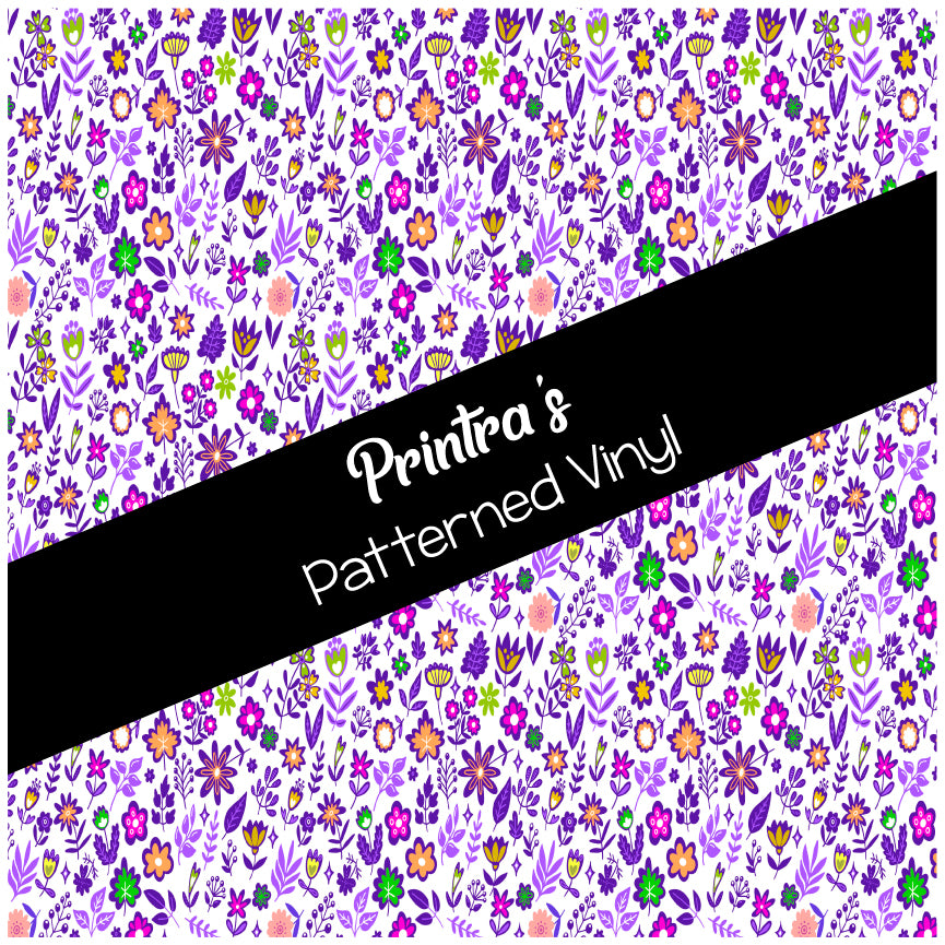 Dainty Flowers Patterned Vinyl