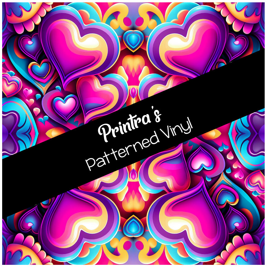 Love Art Patterned Vinyl