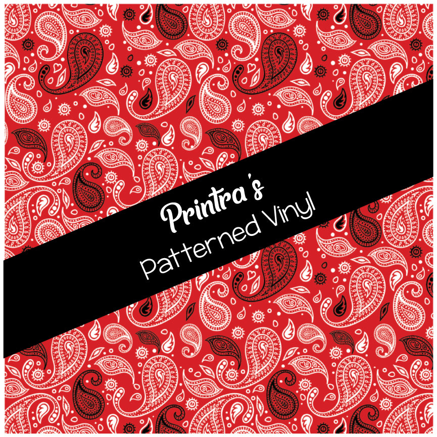 Bandana Paisley #01 Patterned Vinyl