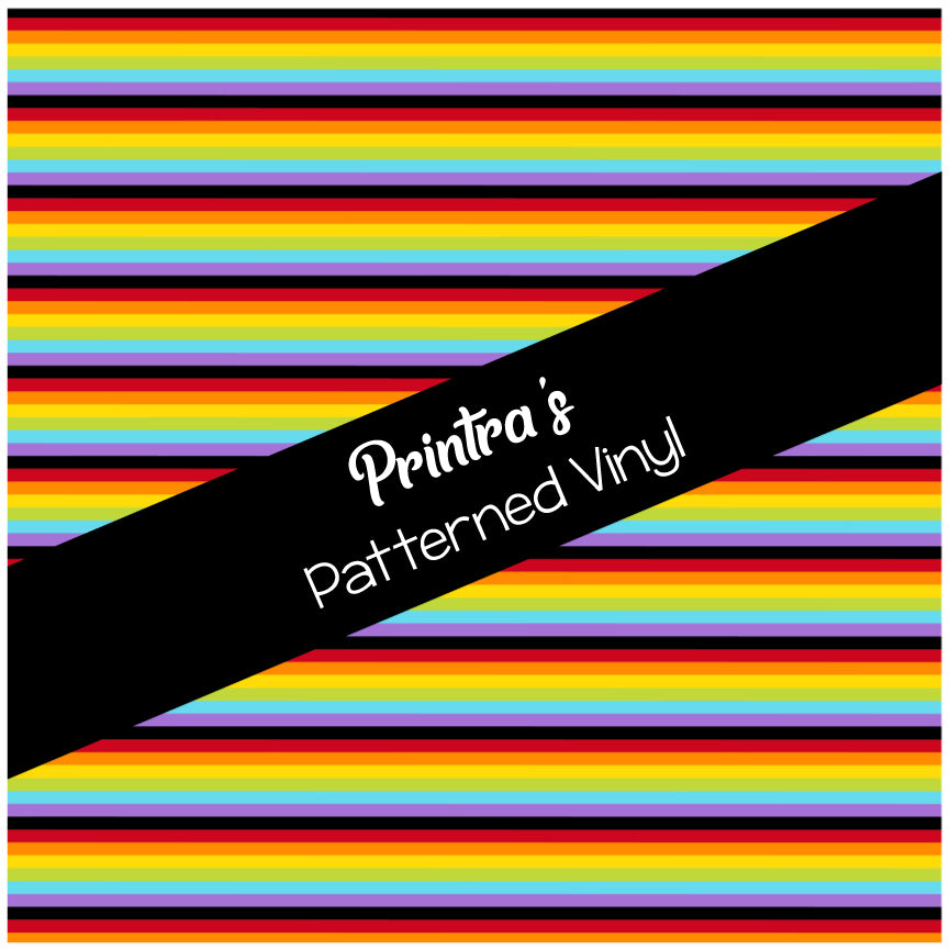 Dark Rainbow #01 Patterned Vinyl