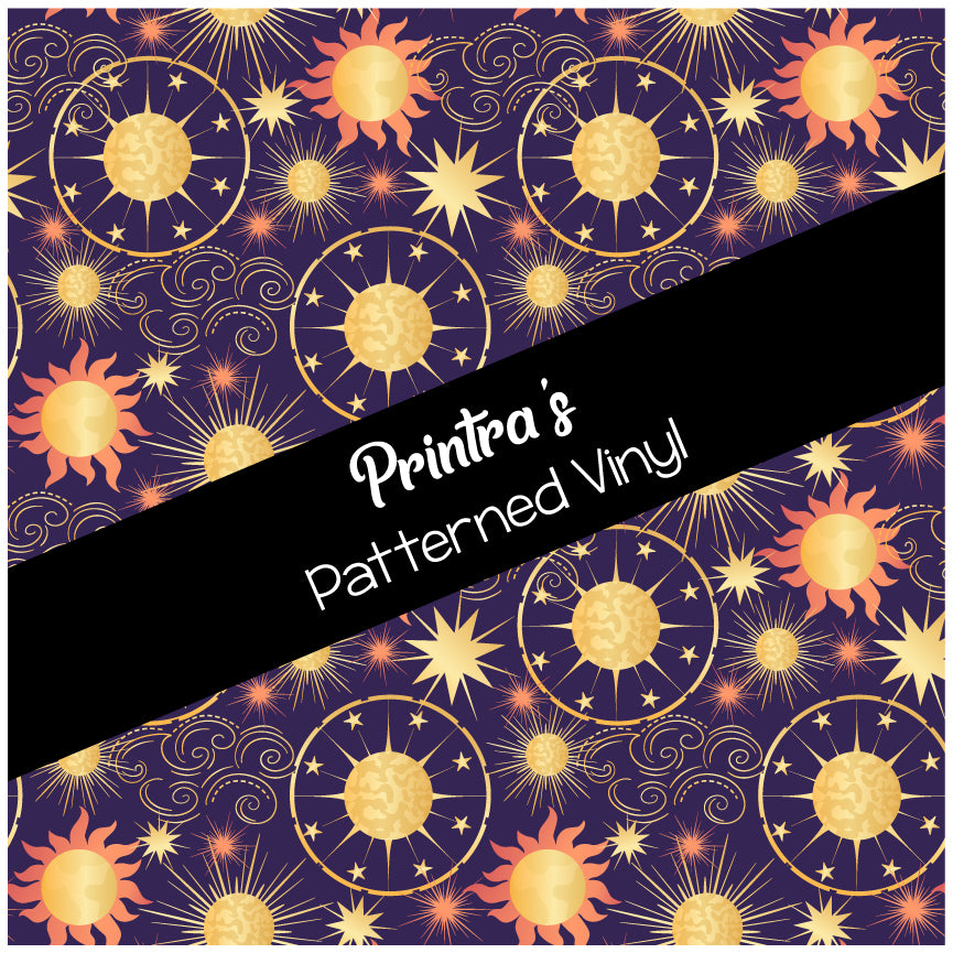 Celestial Sun #01 Patterned Vinyl