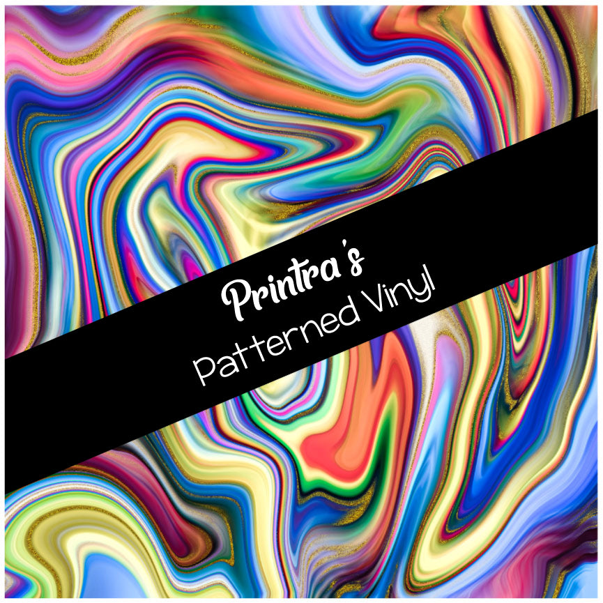 Gold Ink Marble #01 Patterned Vinyl