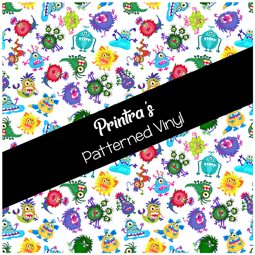 Monsters #01 Patterned Vinyl