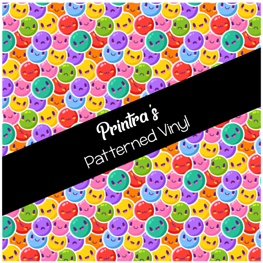 Emoticons #01 Patterned Vinyl