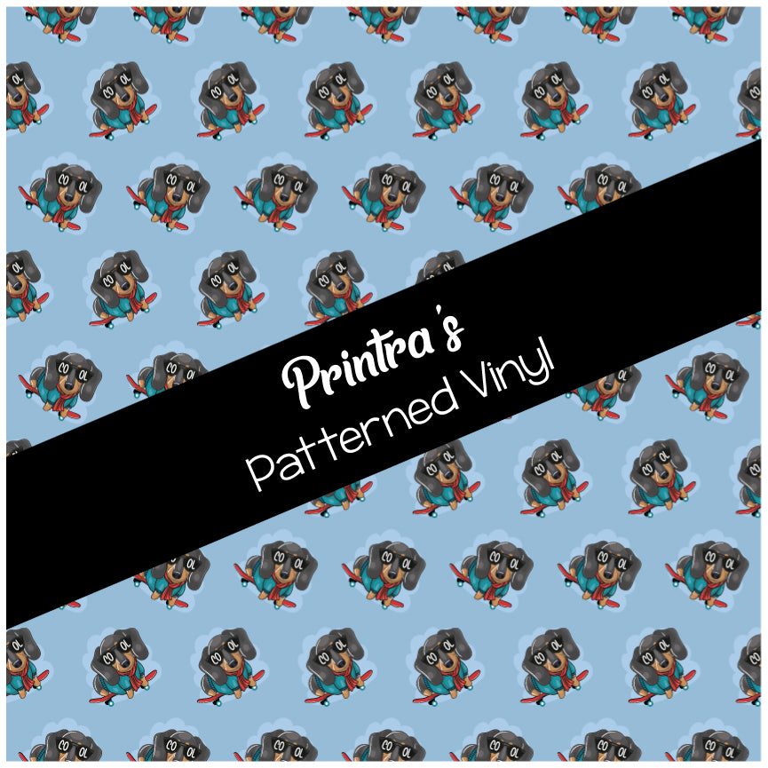 Dachshunds #01 Patterned Vinyl