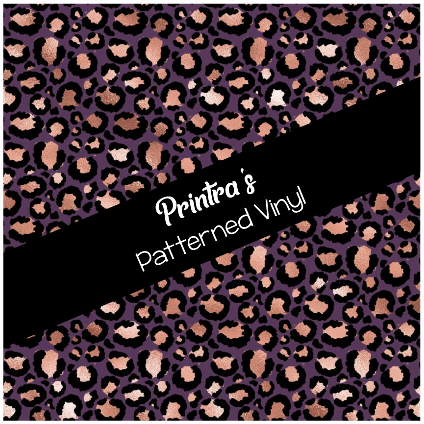 Rose Gold Leopard #01 Patterned Vinyl