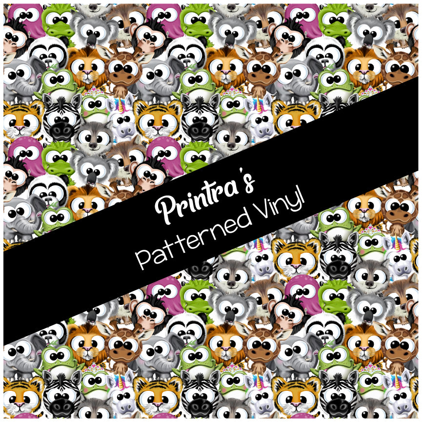 Animal Cuties Patterned Vinyl