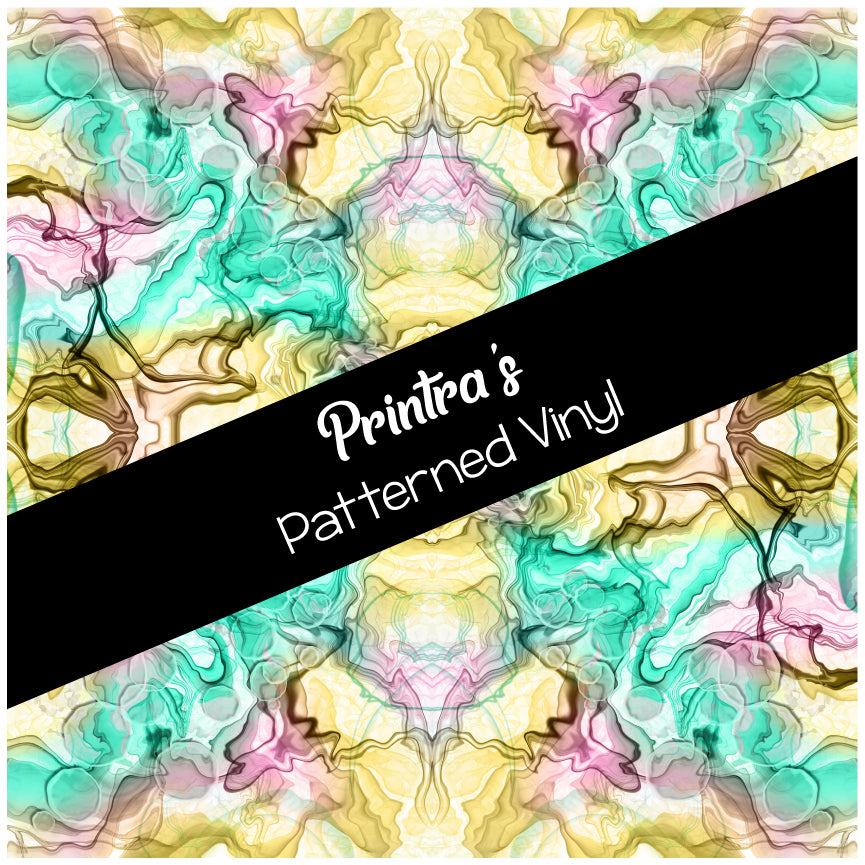 Alcohol Ink #01 Patterned Vinyl
