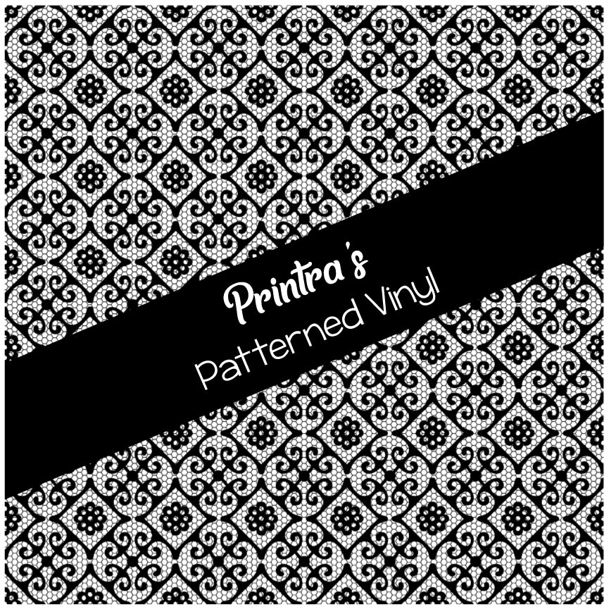 Black Lace #01 Patterned Vinyl