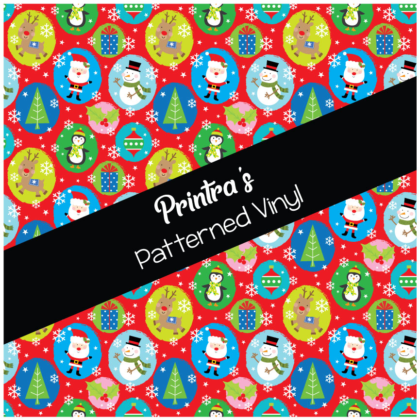 Merry Christmas #01 Patterned Vinyl