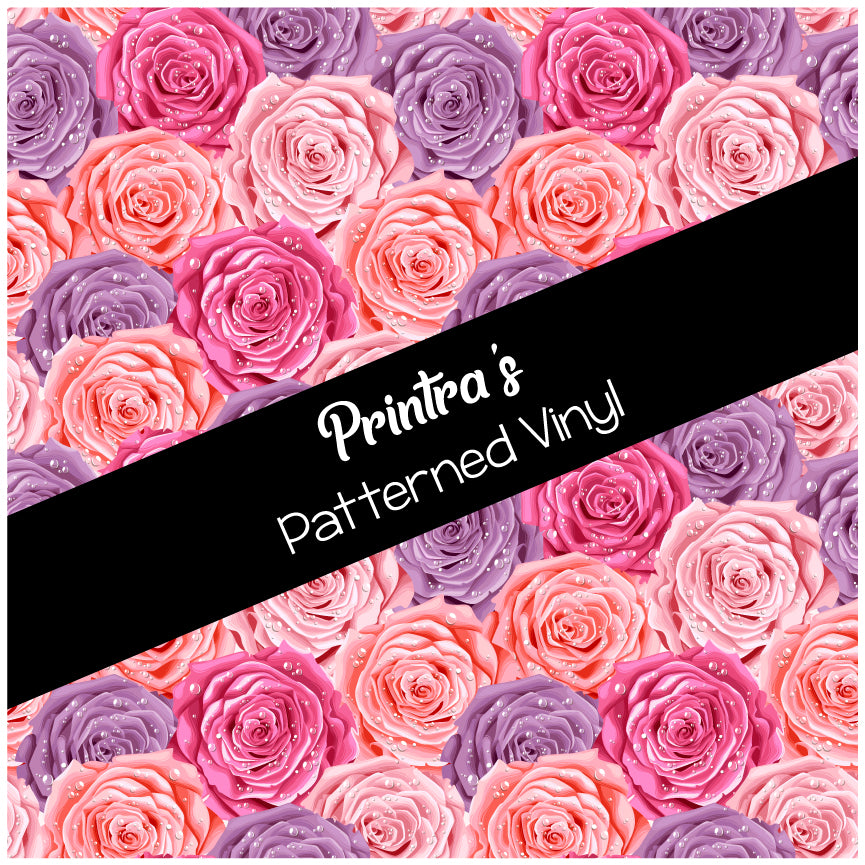 Shades of Roses #02 Patterned Vinyl