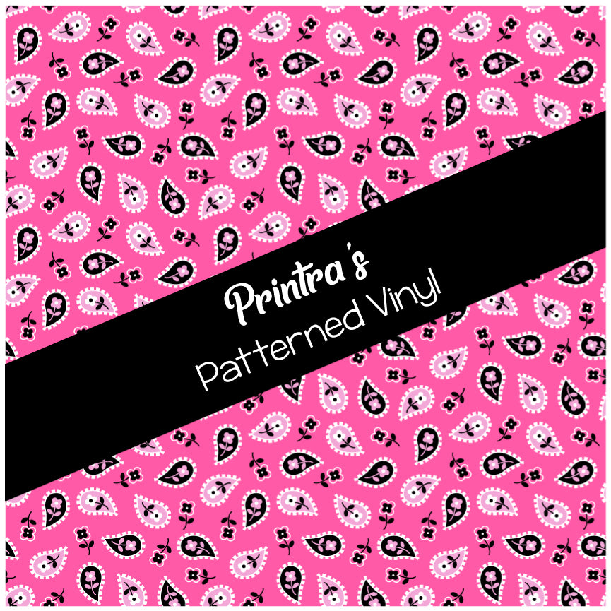 Bandana Pink #02 Patterned Vinyl