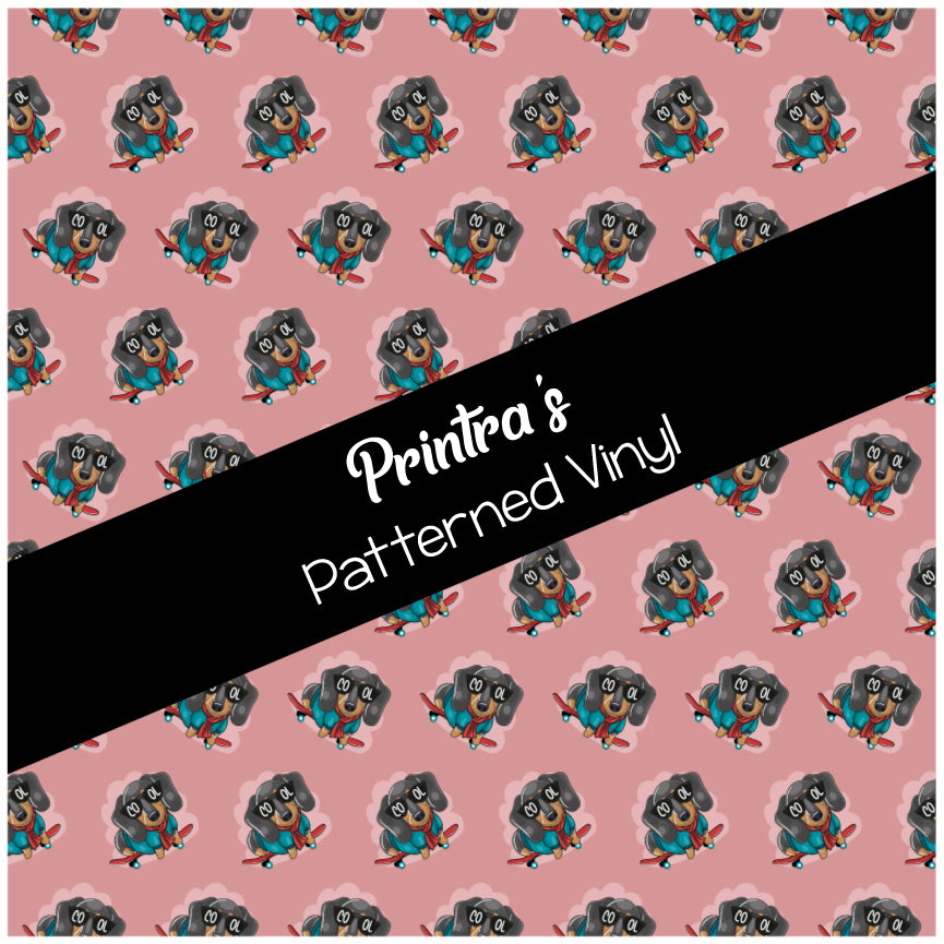 Dachshunds #02 Patterned Vinyl