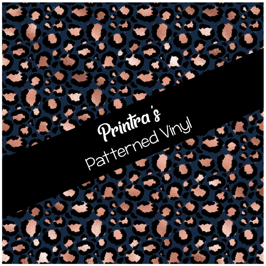 Rose Gold Leopard #02 Patterned Vinyl