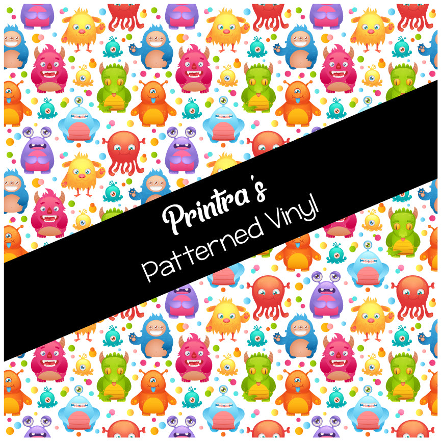 Monsters #02 Patterned Vinyl
