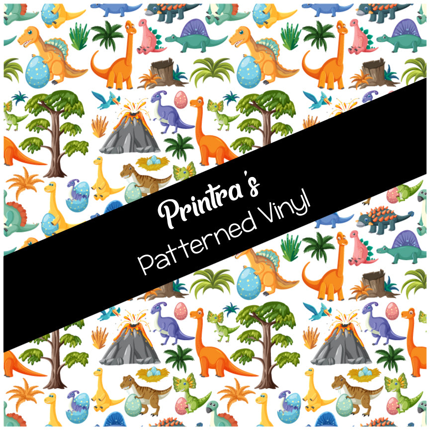 Dinosaurs #02 Patterned Vinyl