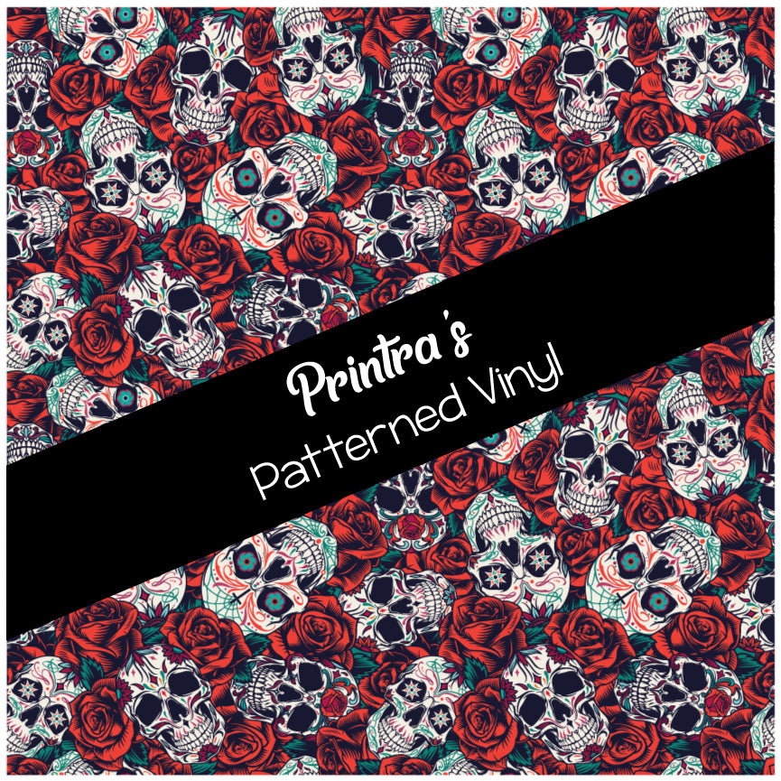 Skulls #02 Patterned Vinyl