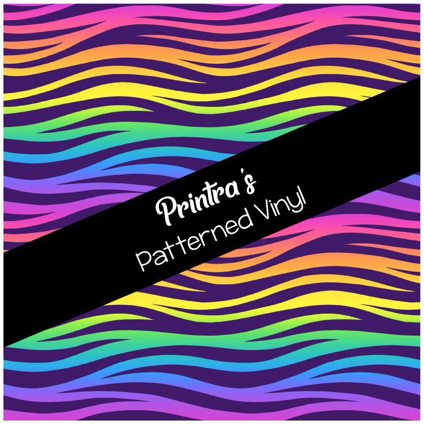 Neon Rainbow #02 Patterned Vinyl