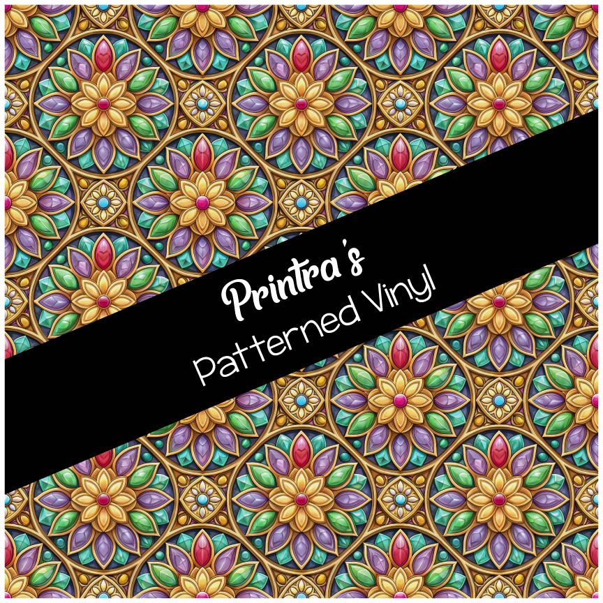 Sunlit Lotus #02 Patterned Vinyl