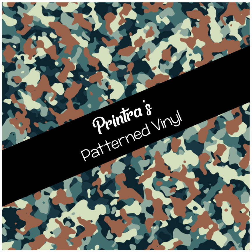 Camouflage #02 Patterned Vinyl