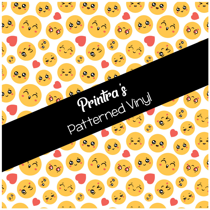 Love Emojis #02 Patterned Vinyl
