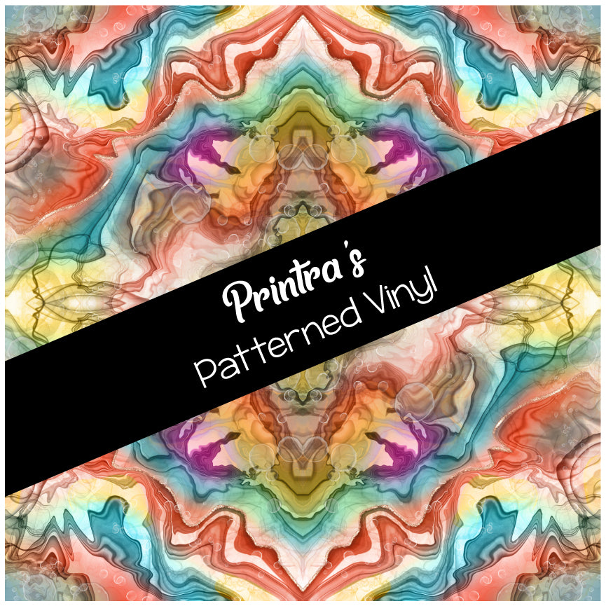 Alcohol Ink #02 Patterned Vinyl