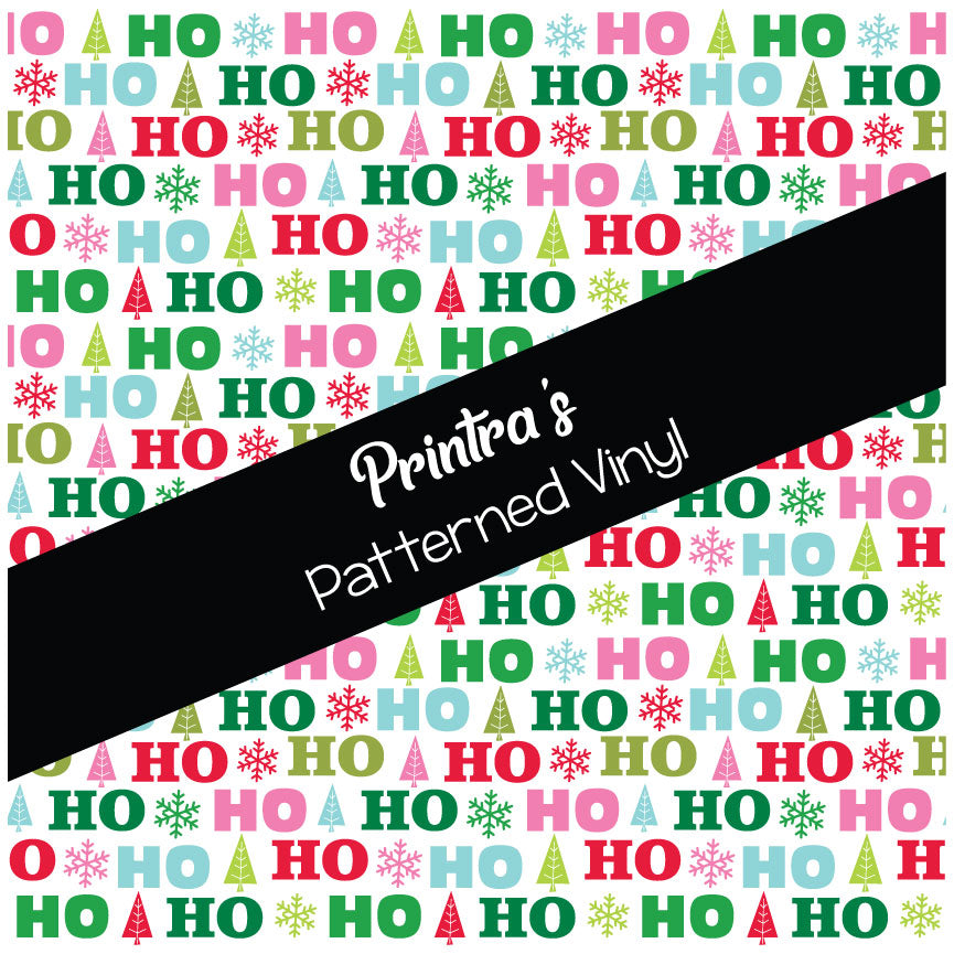 Pink Christmas #02 Patterned Vinyl
