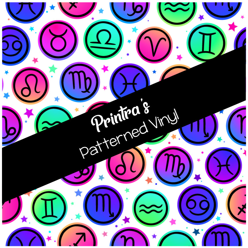 Zodiac Icons #03 Patterned Vinyl
