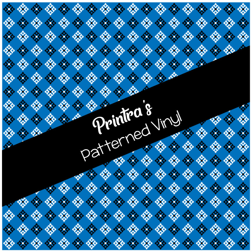 Bandana Blue #03 Patterned Vinyl