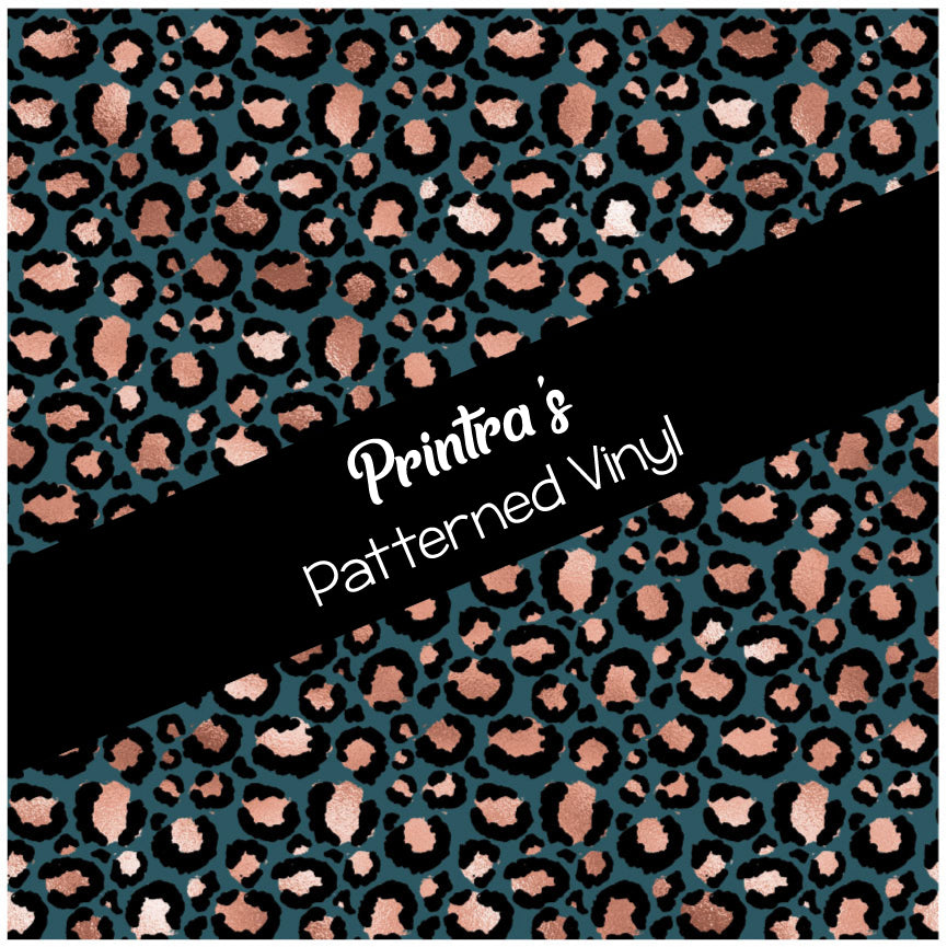 Rose Gold Leopard #03 Patterned Vinyl