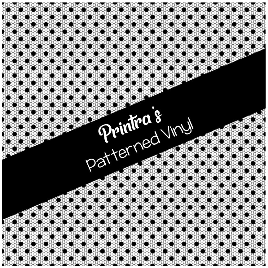Black Lace #03 Patterned Vinyl