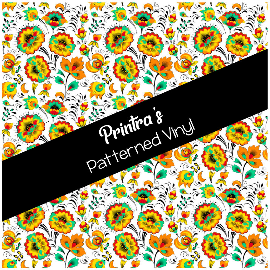 Floral #03 Patterned Vinyl
