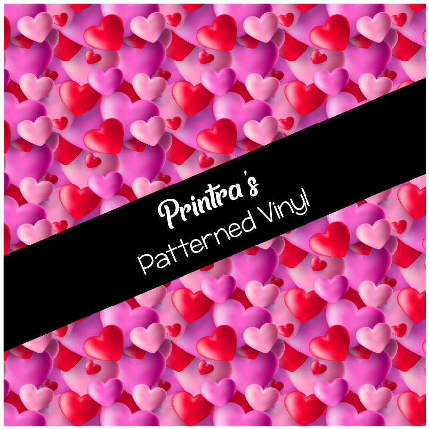 Love Hearts #03 Patterned Vinyl