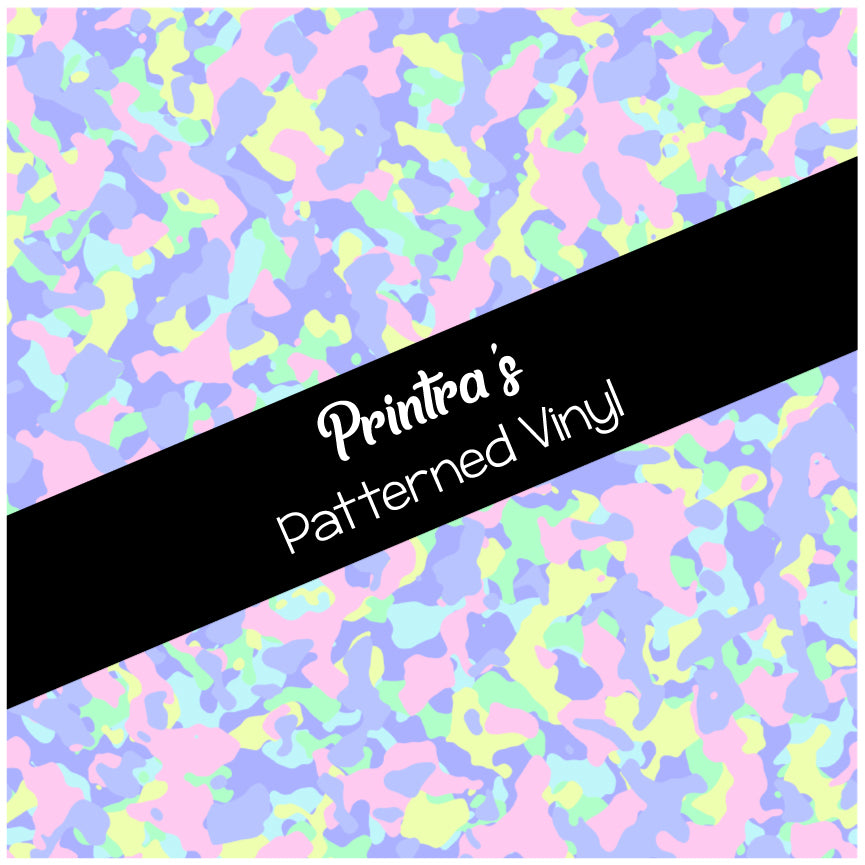 Camouflage Pastel #03 Patterned Vinyl