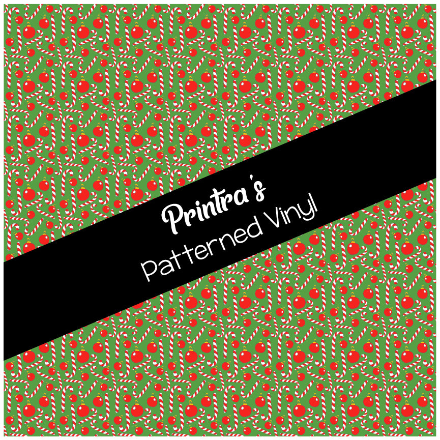 Candy Canes #03 Patterned Vinyl