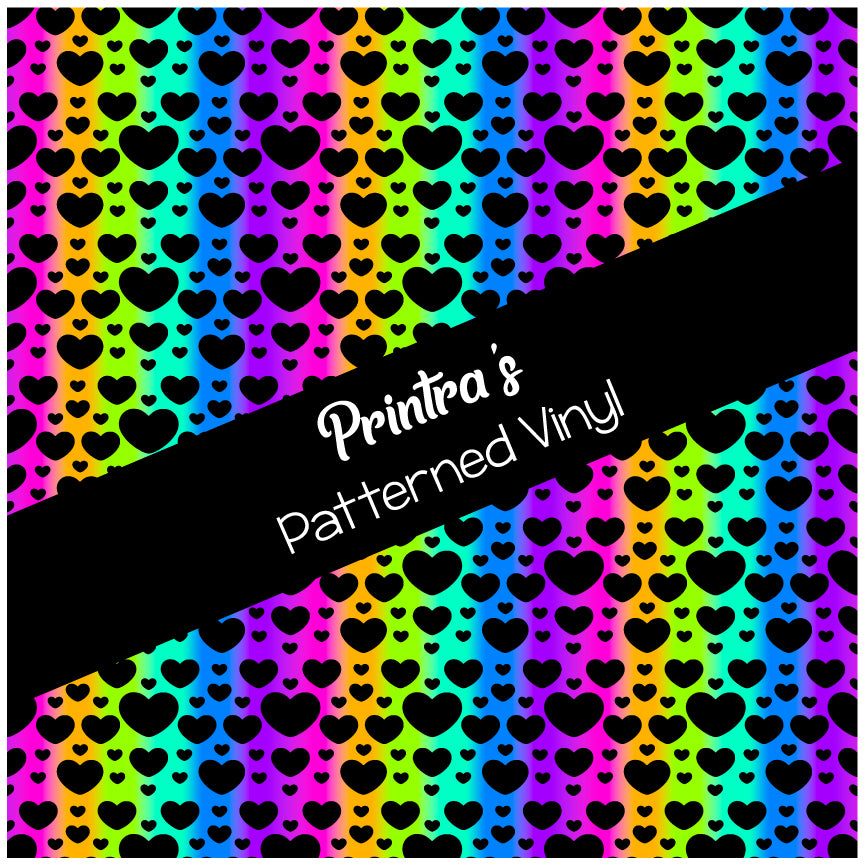 Vivid Rainbow #03 Patterned Vinyl