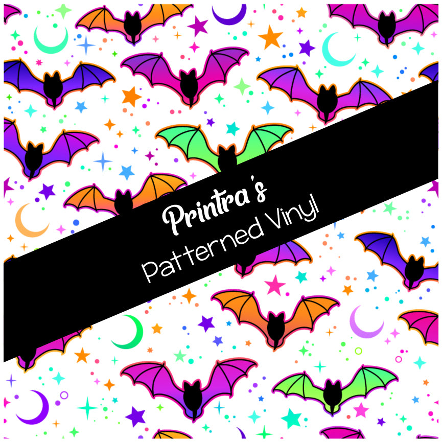 Neon Bats #03 Patterned Vinyl