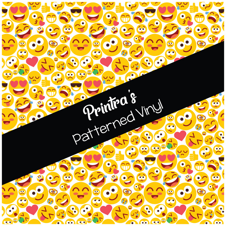 Emoticons #03 Patterned Vinyl